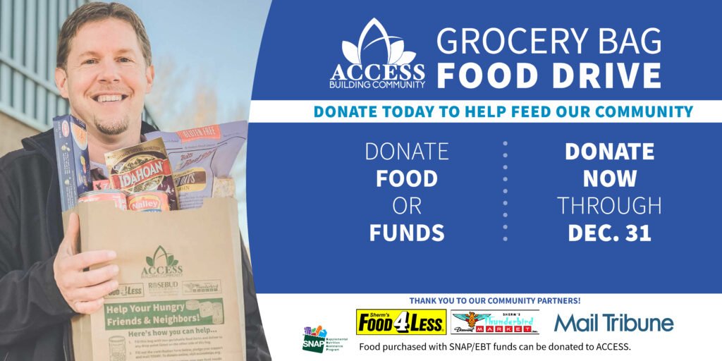 Colecta de alimentos en bolsas de supermercado ¡Dona hoy para ayudar a alimentar a nuestra comunidad!